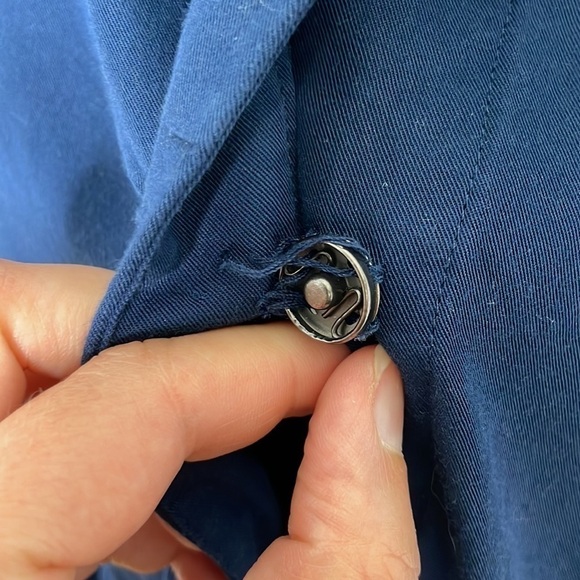 SOAKED in luxury Demi navy viscose blend jumpsuit - Picture 11 of 12